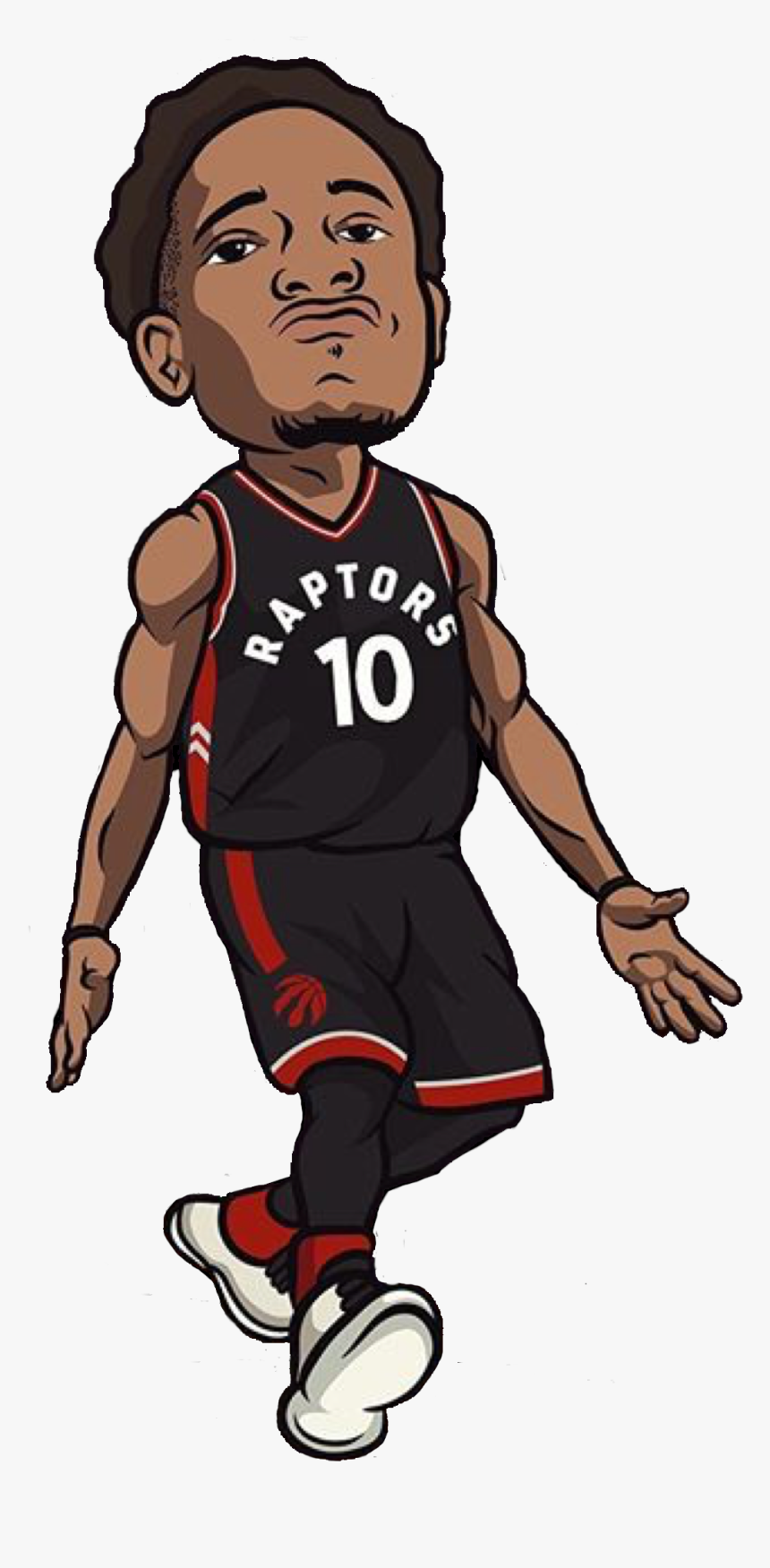 Transparent Nba Clipart - Cartoon Basketball Player Transparent, HD Png Download