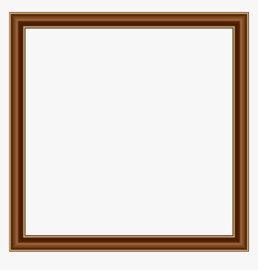 Free Gold Frame Border Png - Brown Frame Border, Transparent Png