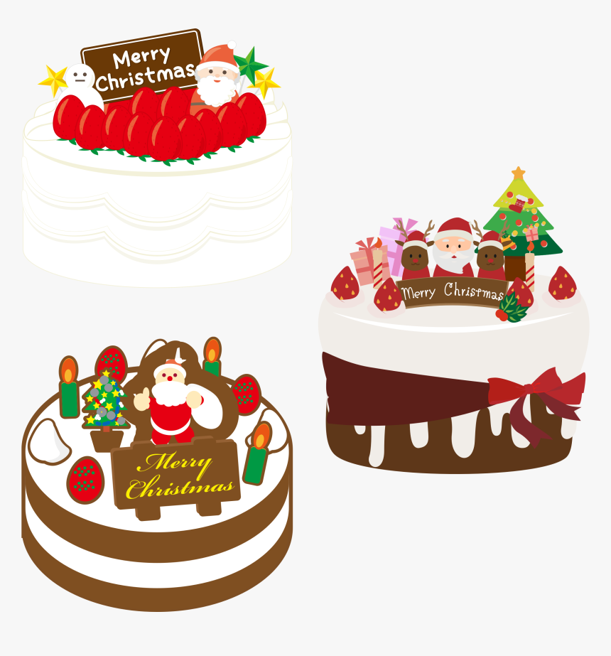 Japanese Christmas Cake - Japanese Christmas Cake Clipart, HD Png Download