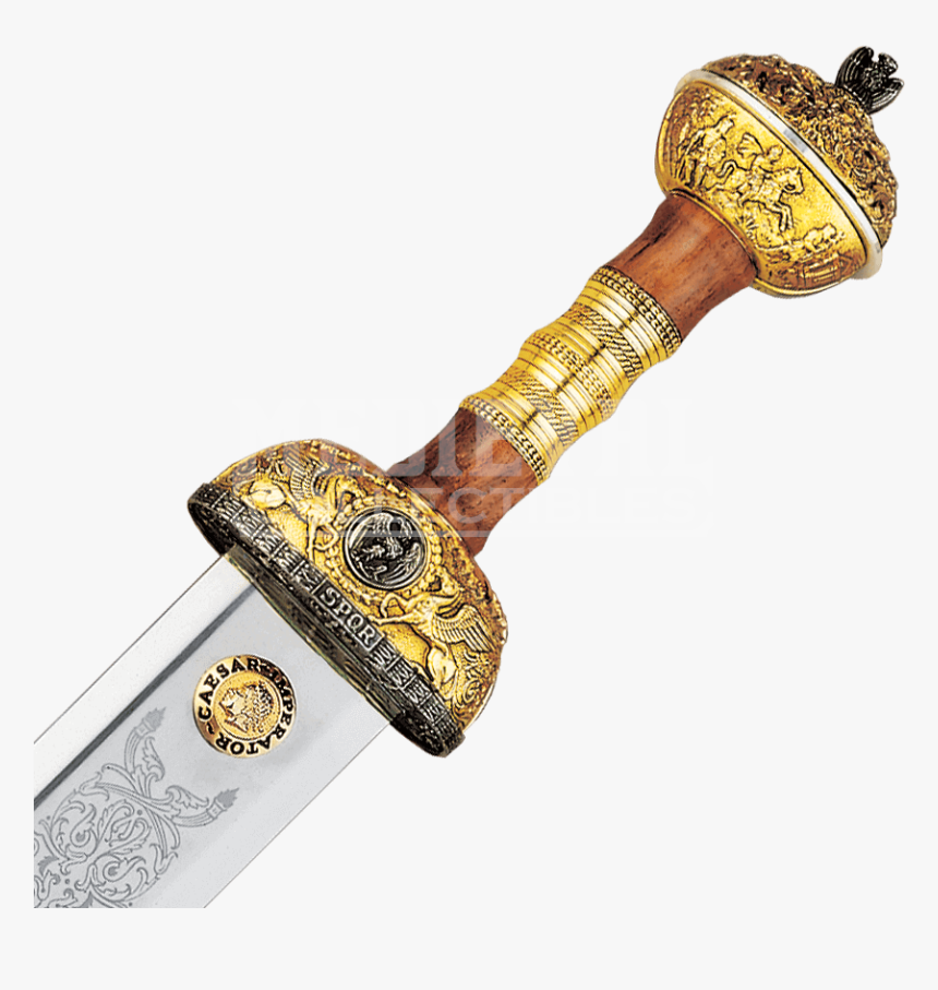 Gold Julius Caesar Sword - Rome Empire Swords, HD Png Download