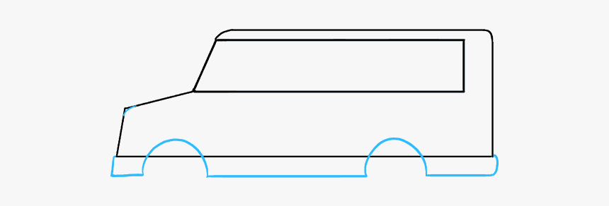 How To Draw School Bus - Car, HD Png Download