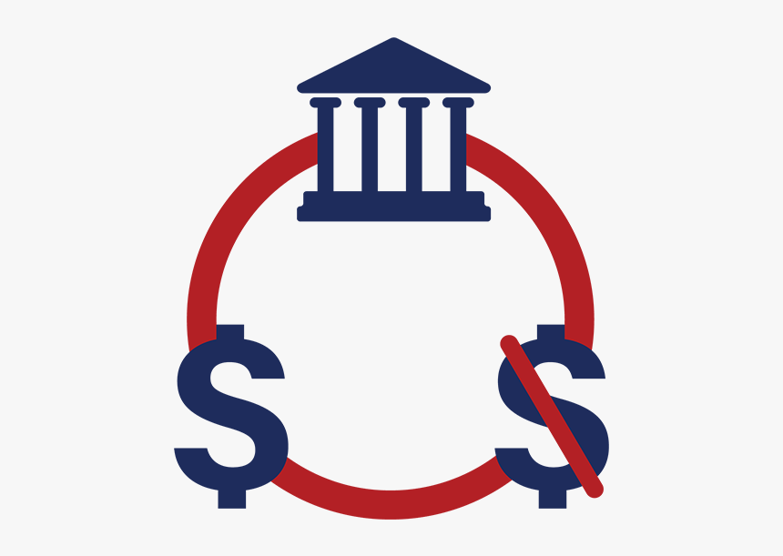 Illustration Of Circle With Money Symbols And Building, HD Png Download