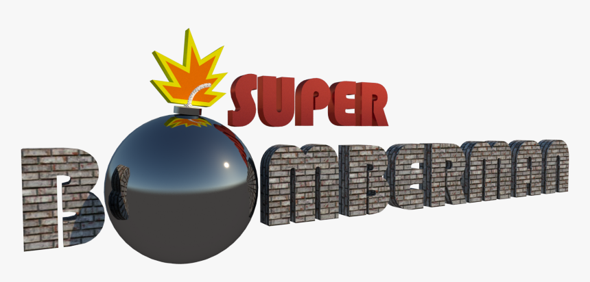 Superbomber Man 3d Logo - Graphic Design, HD Png Download