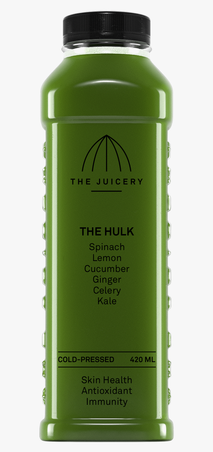 The Hulk - Glass Bottle, HD Png Download