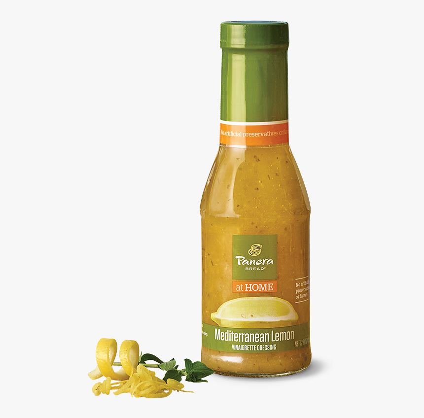 Mediterranean Lemon Vinaigrette Dressing 
		 Srcset - Glass Bottle, HD Png Download