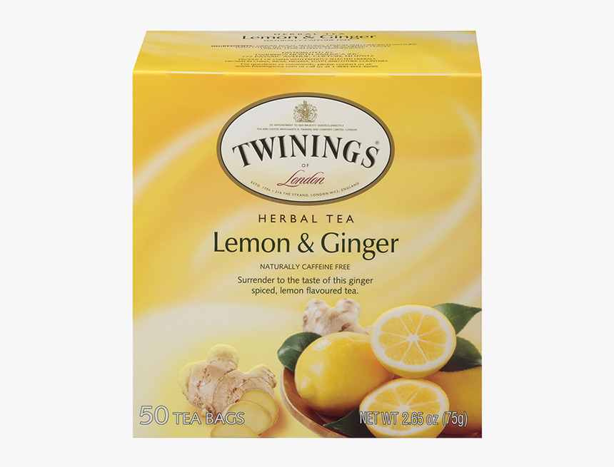 Twinings Lemon And Ginger Tea, HD Png Download