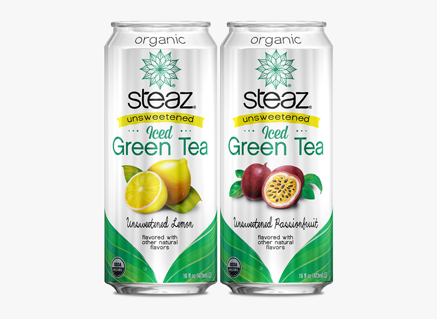 Image - Steaz Unsweetened Lemon, HD Png Download