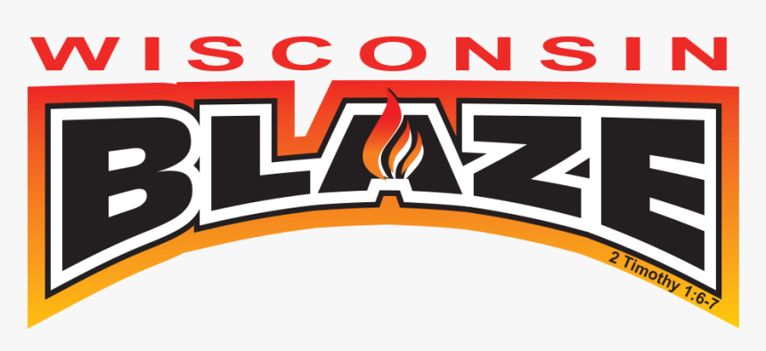 Large Wisconson Blaze Logo - Wisconsin Blaze Basketball, HD Png Download