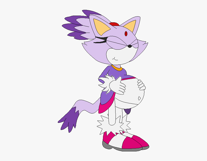 Pregnant Blaze The Cat, HD Png Download