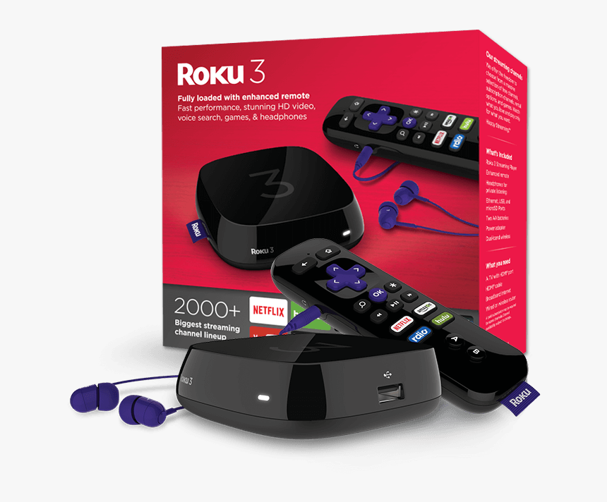 Roku 3, HD Png Download