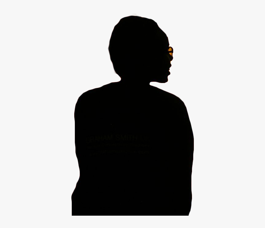 African Man Looking At Sunset - Silhouette, HD Png Download