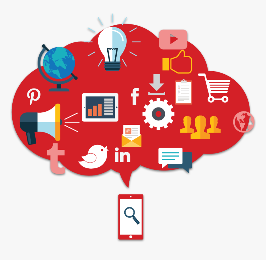 Social Media Marketing - Social Media Marketing Red, HD Png Download