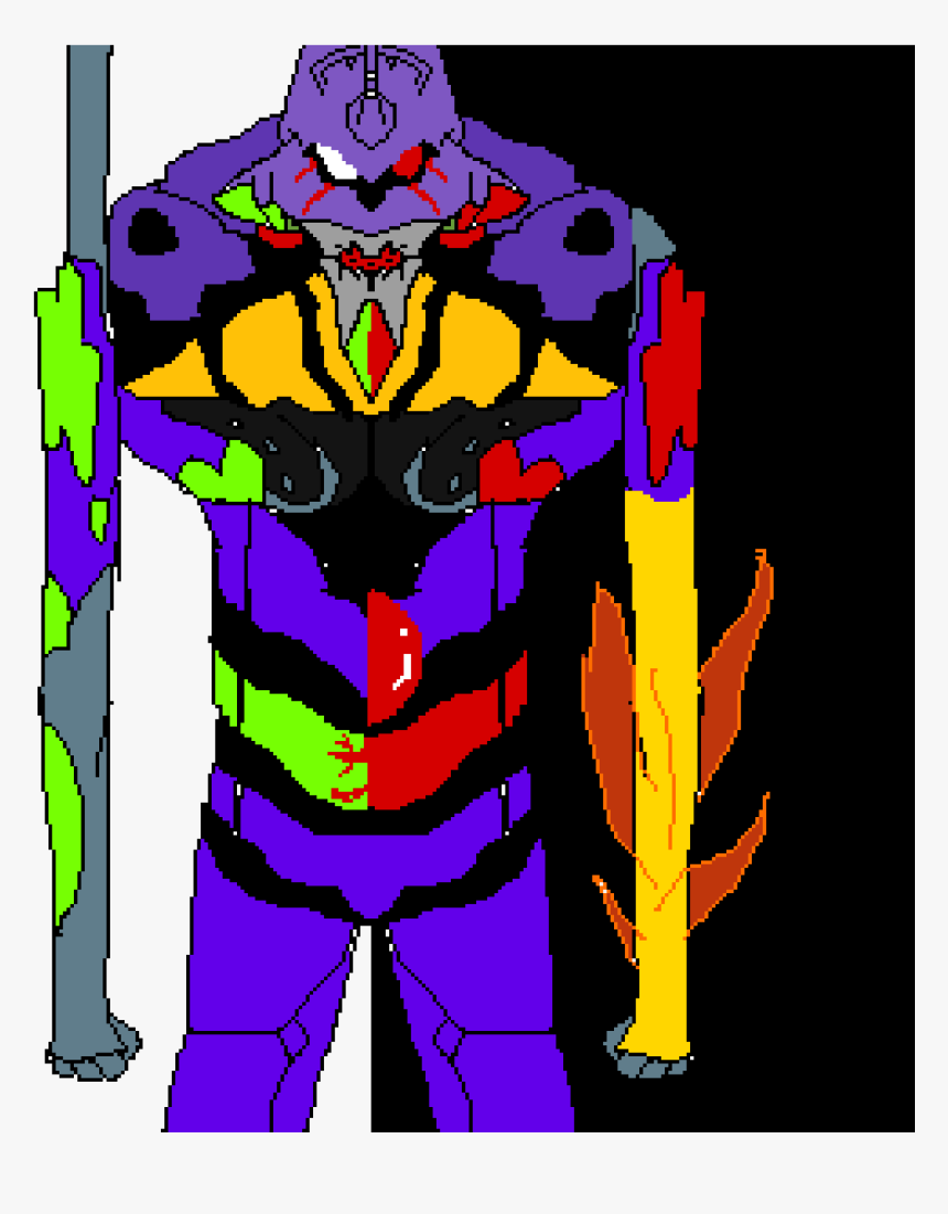 Evangelion Unit 01 Full Body - Illustration, HD Png Download