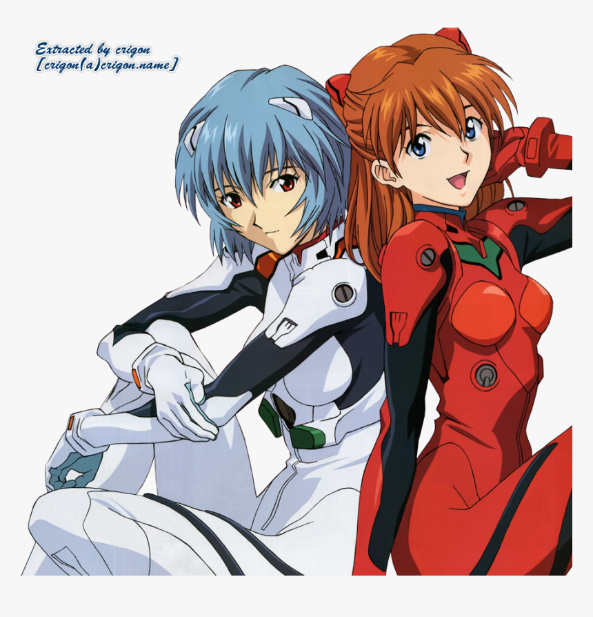 Asuka Langley Soryu And Rei Ayanami, HD Png Download