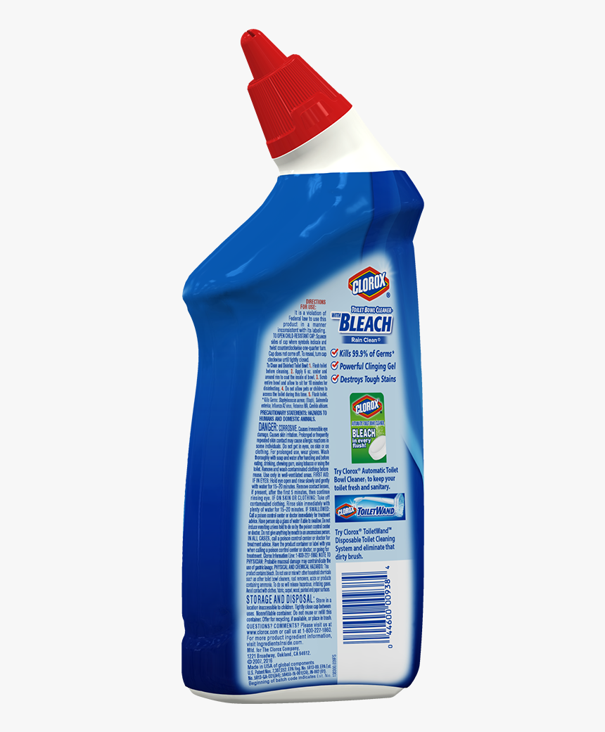 Clorox Toilet Bowl Cleaner Label, HD Png Download ...