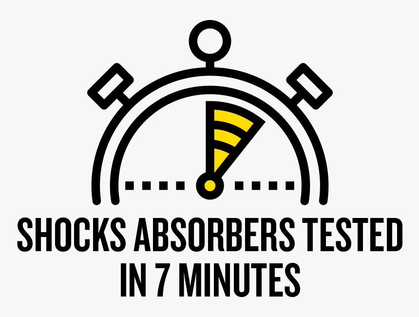 Monroe Shock Absorber Tester - Stopwatch Black And White, HD Png Download