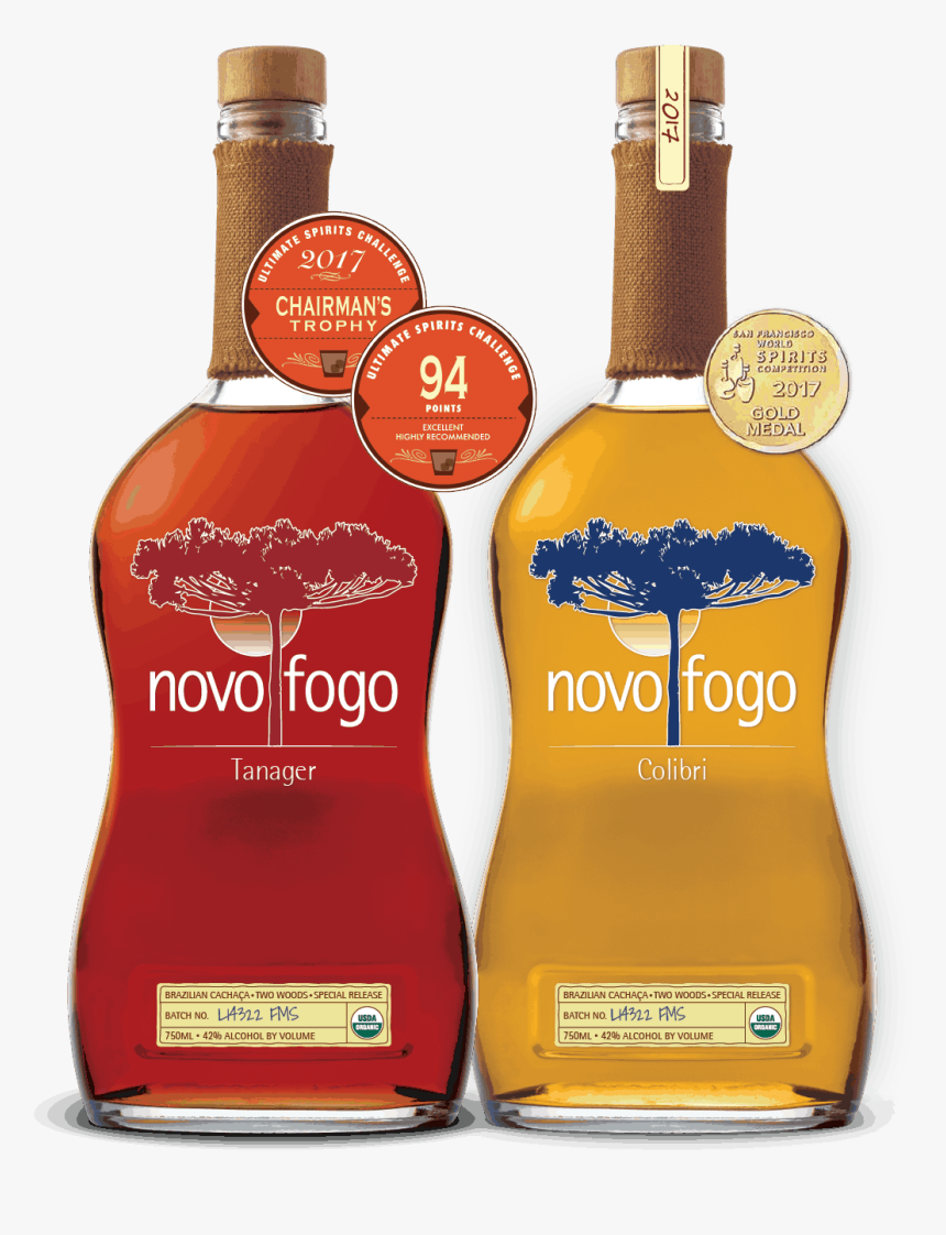 Novo Fogo Two-woods Cachaça Set - Novo Fogo Tanager Cachaca, HD Png Download