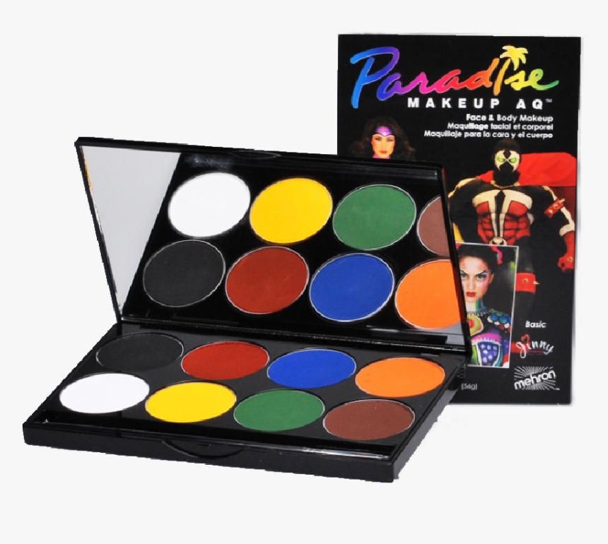 Mehron Paradise Makeup 8 Color Palette 
 Class Lazyload - Pastel Kleuren Schminken, HD Png Download