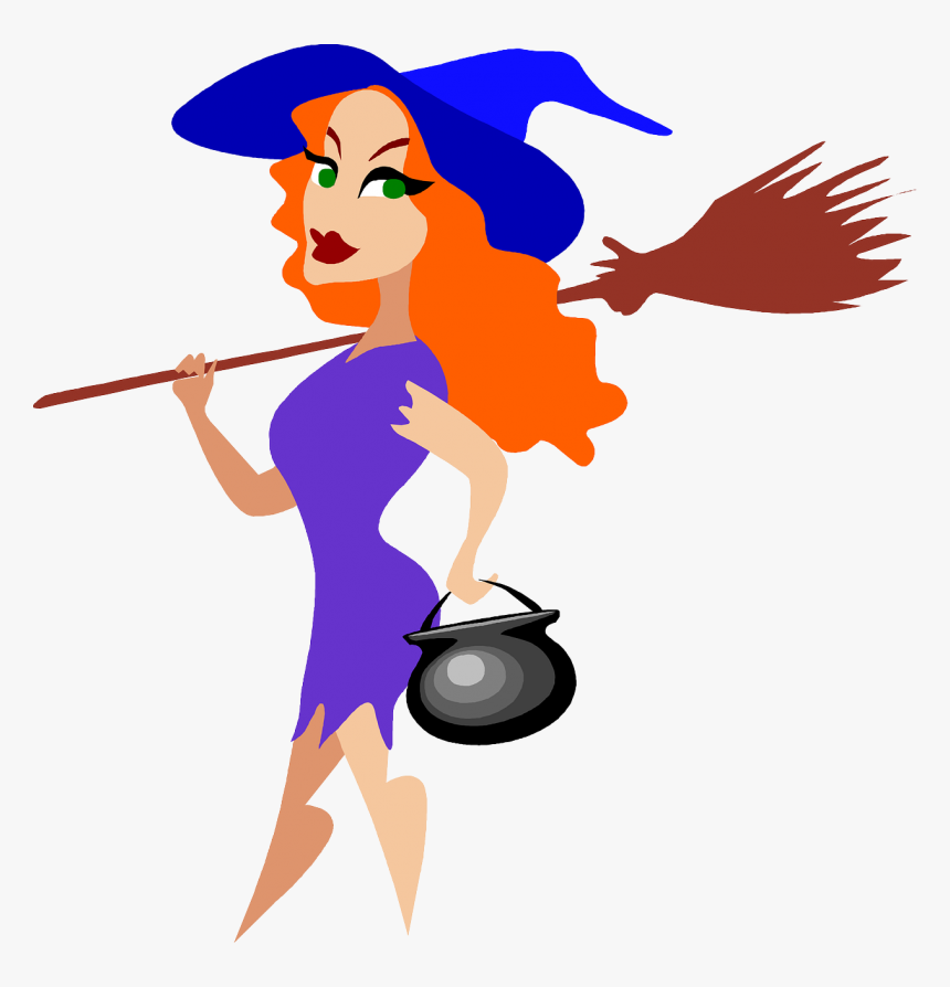 Halloween Witch Png Image - Sexy Witch Clipart, Transparent Png
