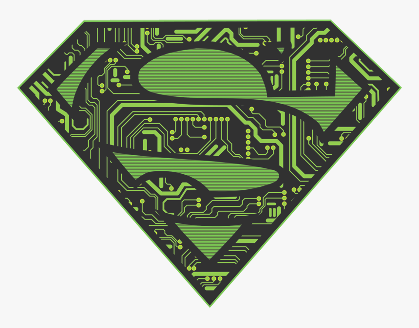 Youth: Superman - Circuits Shield, HD Png Download