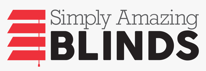 Simply Amazing Blinds Logo - Black-and-white, HD Png Download