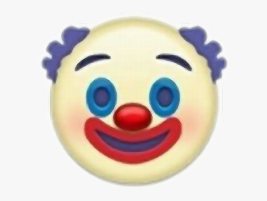 Clown Killer Clown Iphoneemoji Emoji Clown Killer Iphon - Emoji Clown Png, Transparent Png
