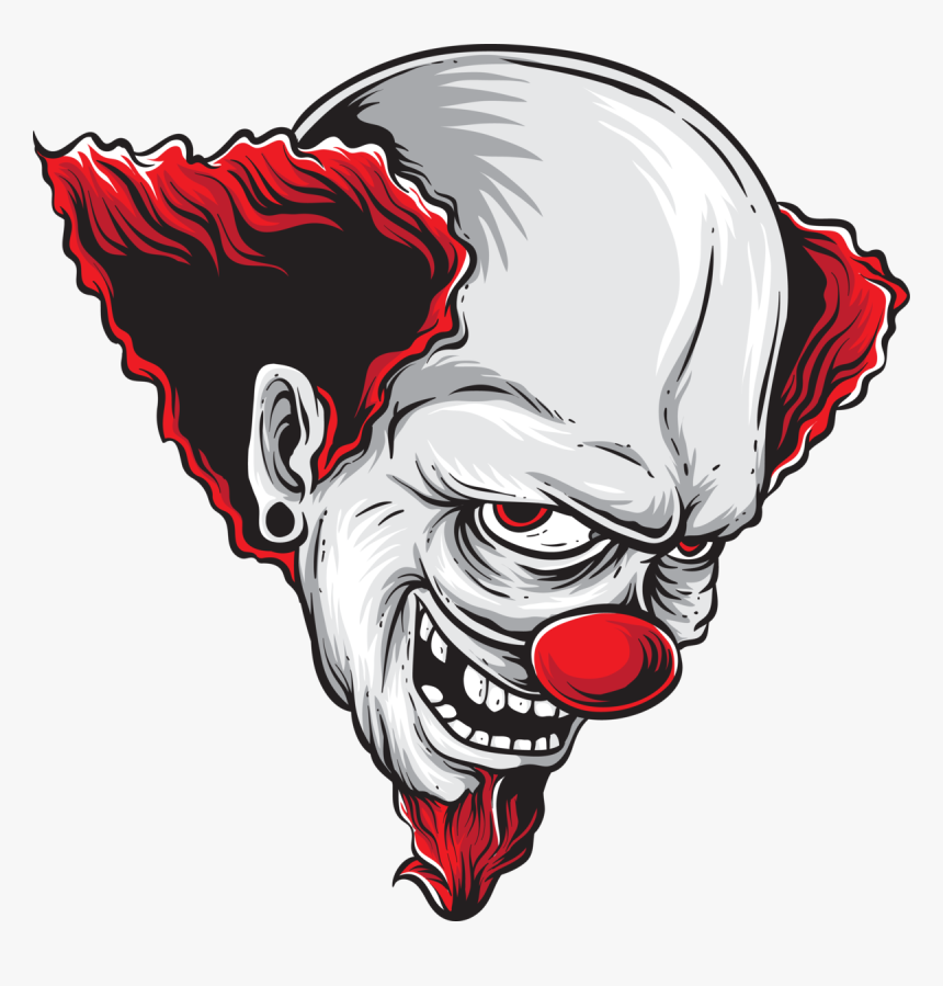 Palhaço Assustador Desenho De Palhaço, HD Png Download