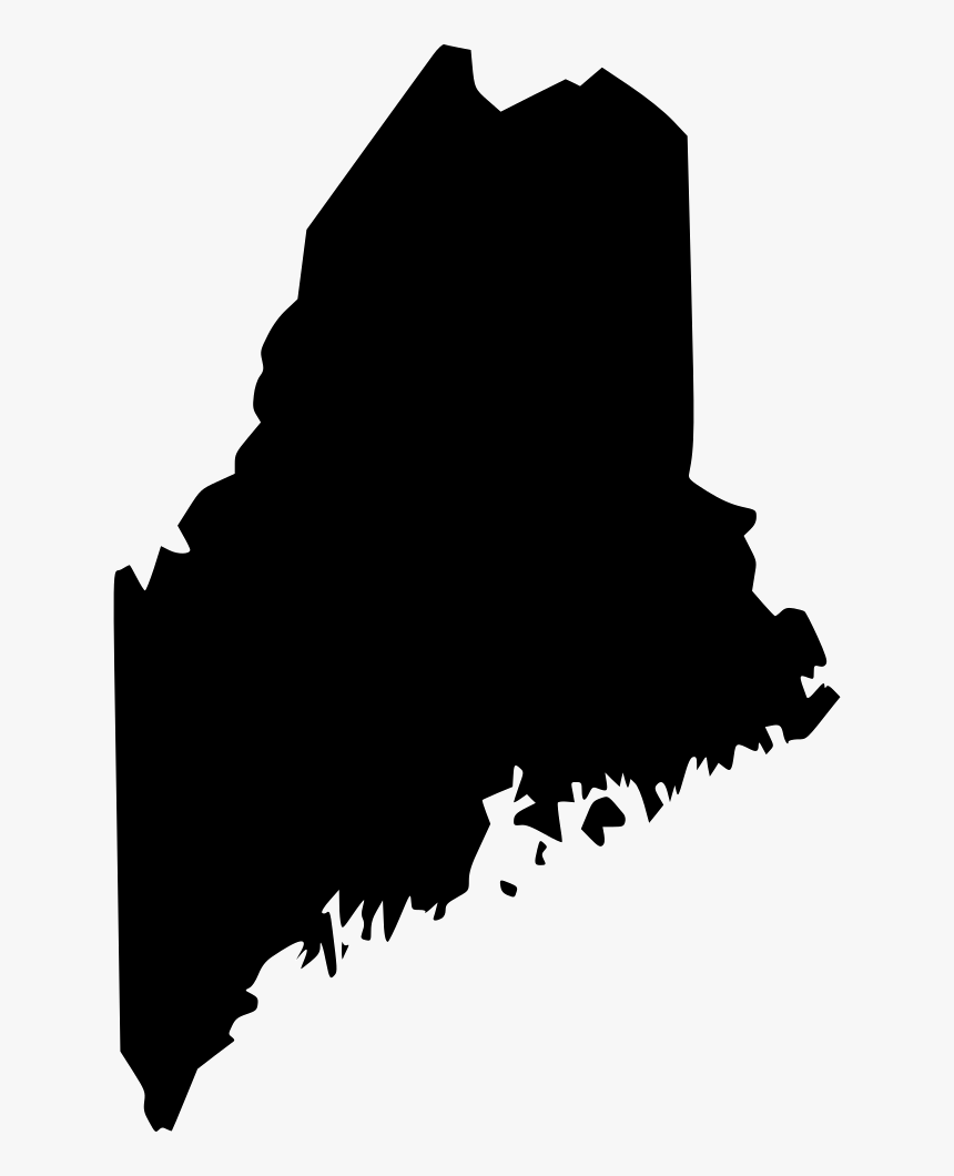 Maine Me - Maine Silhouette, HD Png Download