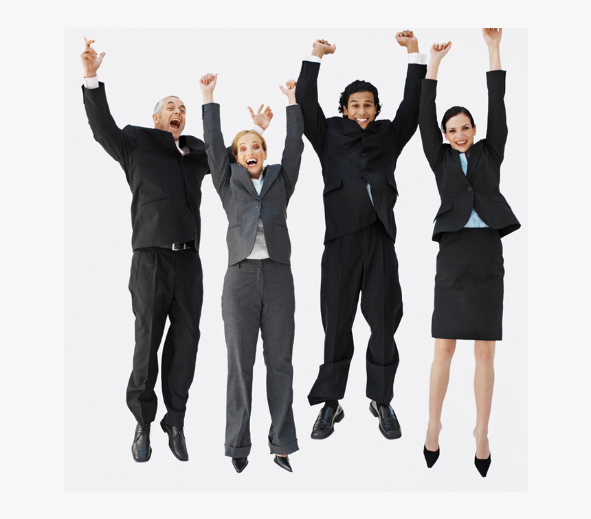 Team Success Png - Happy People In Suits, Transparent Png