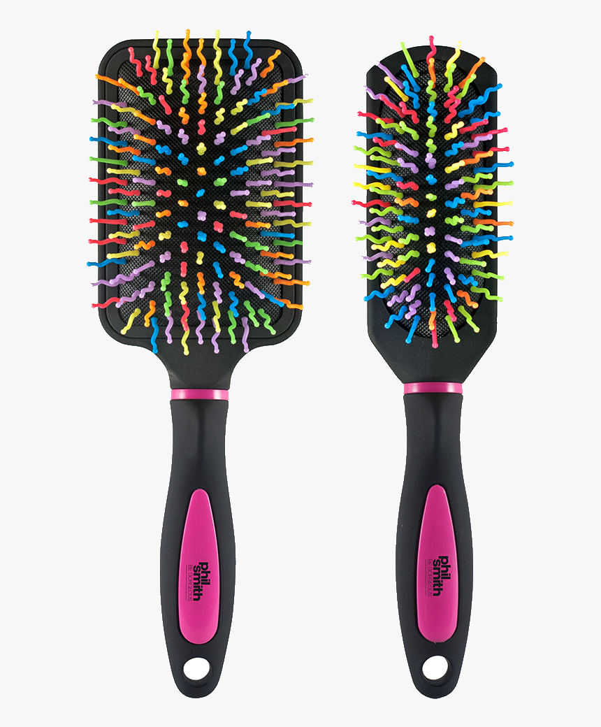 Smooth It Out Detangling Paddling Hair Brush - Phil Smith Detangling Brush, HD Png Download