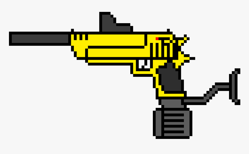Pixel Art Desert Eagle, HD Png Download