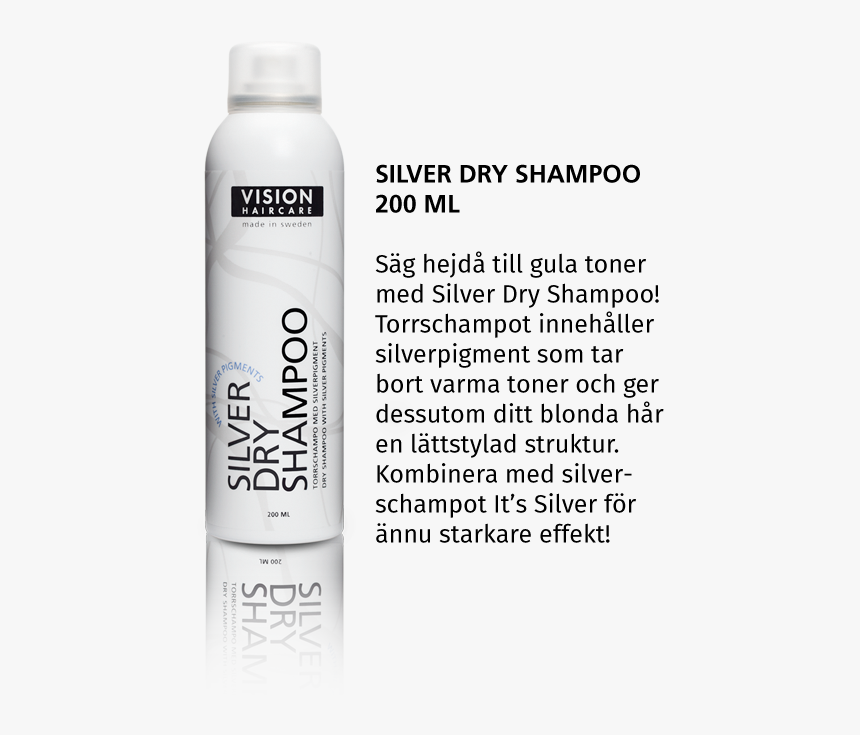 Silver Dry Shampoo - Bottle, HD Png Download