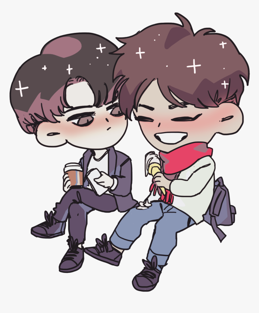 Made This Precious Commission Of Eren And Levi For - Cartoon, HD Png Download