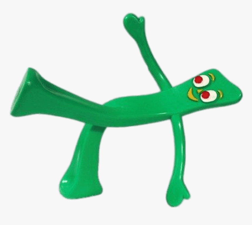 Free Png Download Gumby Holding One Leg Up Clipart - Gumby Transparent Background Pose, Png Download