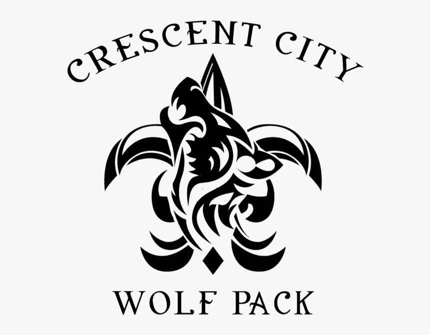 Crescent City Wolf Pack Logo - Academy, HD Png Download