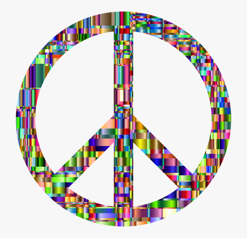 Plaid,symbol,peace - Peace Symbol, HD Png Download