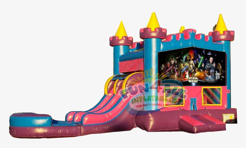 Star Wars Queens Water Slide Rental - Water Slide, HD Png Download