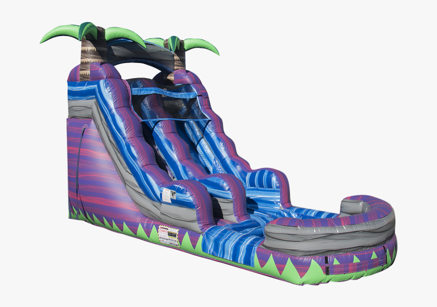 Rent The Purple Crush Water Slide - Ez Inflatables 15 Ft Purple Crush Water Slide, HD Png Download