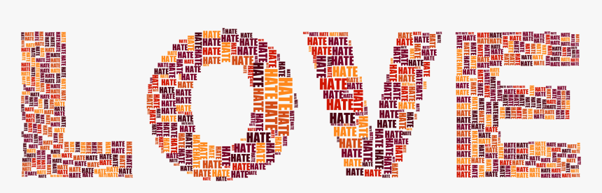 This Free Icons Png Design Of Love And Hate , Png Download - Love And ...