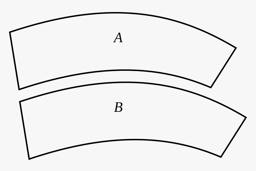 Curved Shape Optical Illusion, HD Png Download