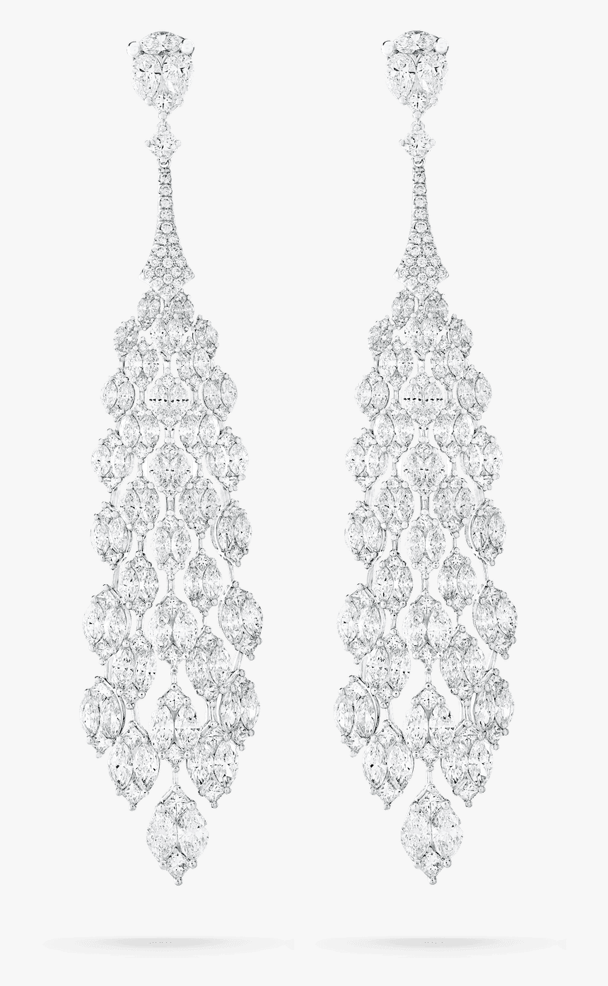 Il 09 020 01 Illusion Earrings Copy - Silver Drag Earrings, HD Png Download
