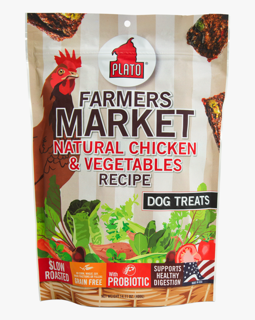 Plato Farmers Market Vegetables Dog Treats, HD Png Download