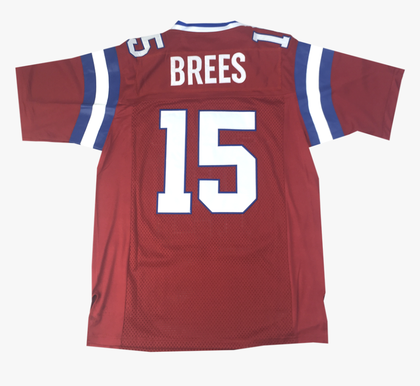 Drew Brees Red High School Basketball Jersey - American Football, HD Png Download