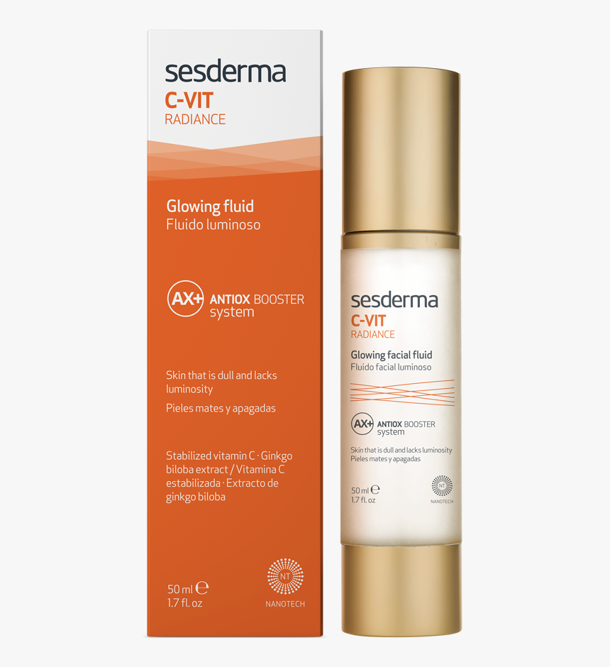 C Vit Radiance Glowing Fluid - Sesderma Fluido Vitamina C, HD Png Download