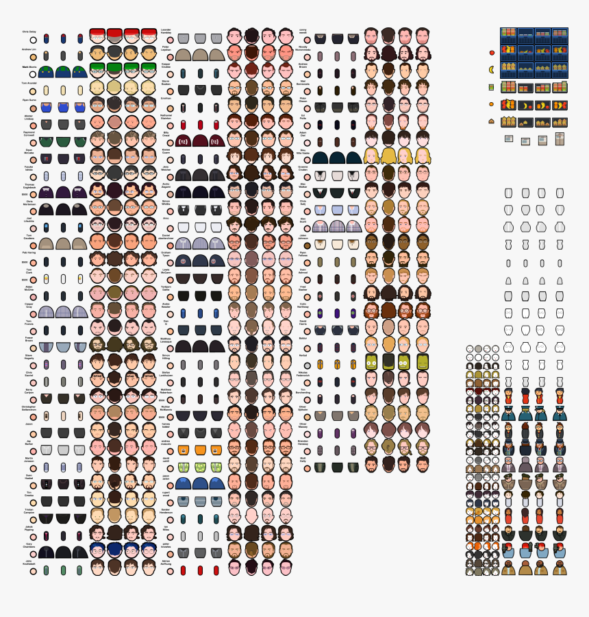 Prison Architect Sprite Sheet , Png Download - Prison Architect Sprite Sheet, Transparent Png