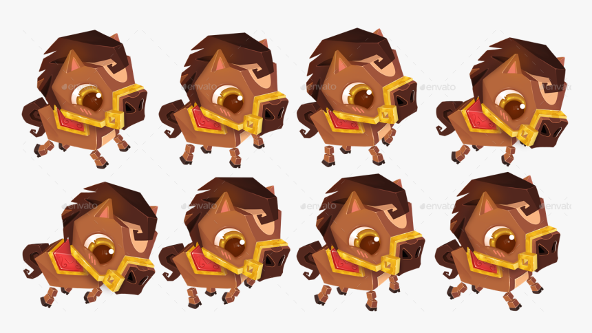 Horse Sprite Sheet Png, Transparent Png