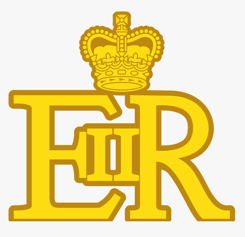 Royal Cypher Of Queen Elizabeth Ii Gold, HD Png Download