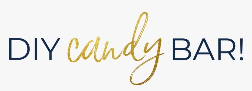 Diy Candy Bar Suite Heading - Calligraphy, HD Png Download