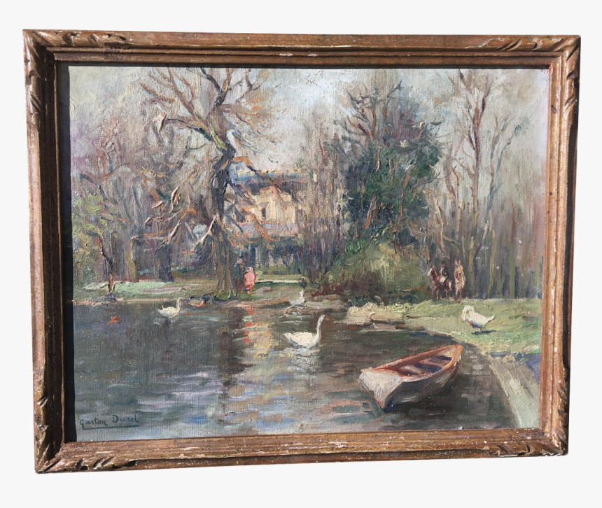 French Impressionist Oil On Canvas - Picture Frame, HD Png Download