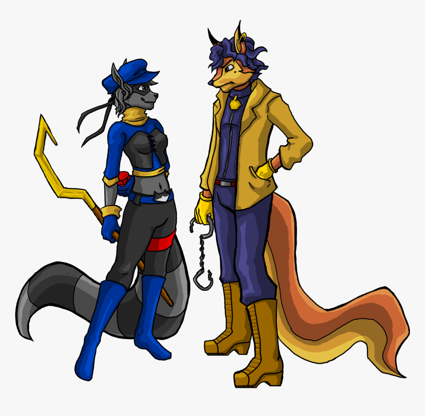 Well Hello There Officer - Sly Cooper Fan Characters, HD Png Download